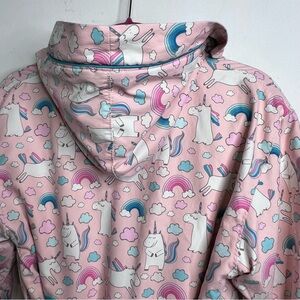 Posh Peanut Unicorn Rainbow Fleece Lined Robe Big Girls Size 7-10Y